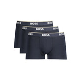Hugo Boss Blue Cotton Men Boxer Underwear -   -  Hugo Boss.